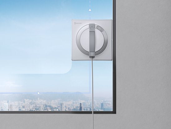 ECOVACS - WINBOT W2 Pro Omni EU - Robot nettoyeur automatique de vitres - Robot laveur de vitres - Technologie de nettoyage intelligent - fenêtres, portes de douche - Nettoyeur de vitres