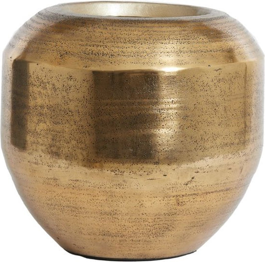 Light & Living Pot de fleurs Louie - Or antique - Ø40cm - Moderne