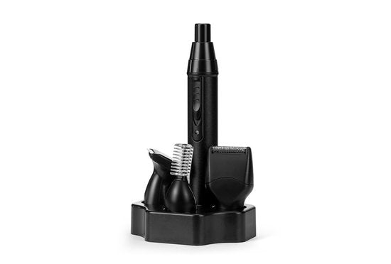 Wellhealth - Tondeuse 4 en 1 pour le nez et les oreilles - Noir