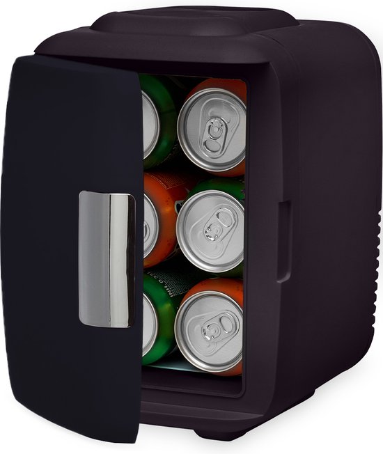 Auronic Mini Fridge - 4 Litres - Maquillage et Beauté Soins - 100/240V / 12V Car Plug - Noir