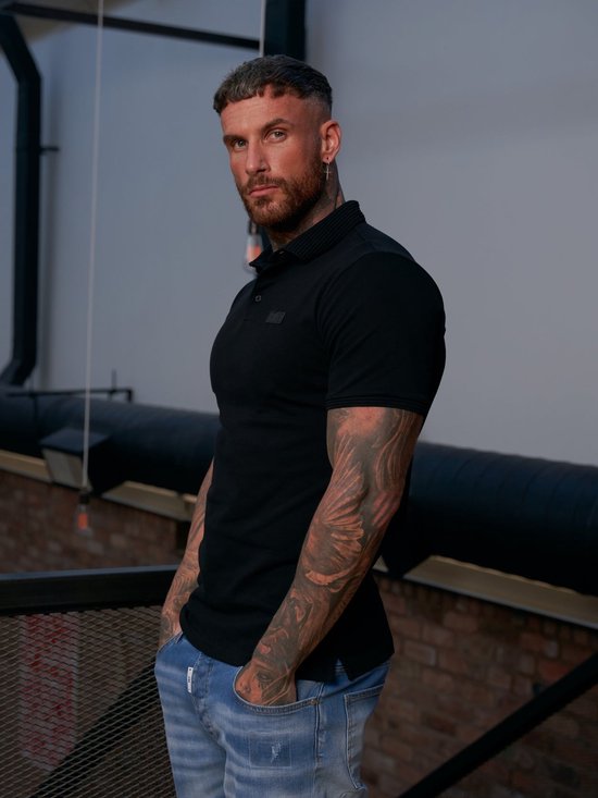 AB Lifestyle - Polo Regular | Jet Black - Hommes - Taille : XS
