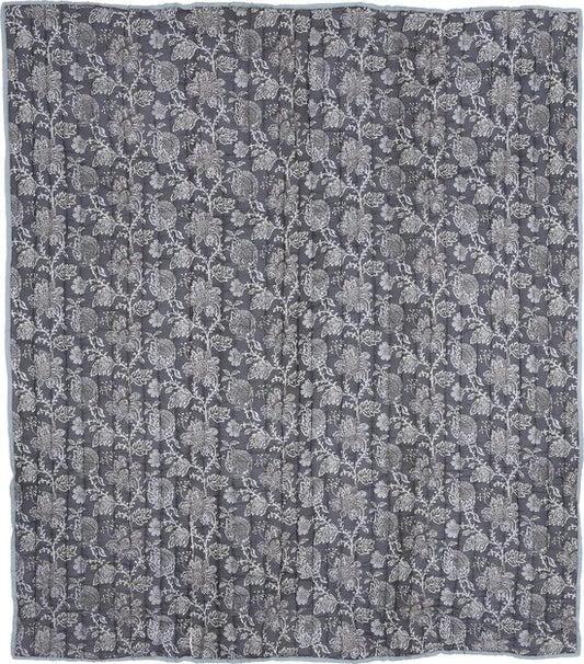 Plaid - Mica Décorations - Couverture - L150 x B130 cm - Noir