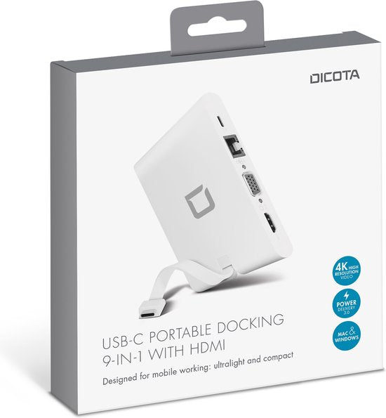 Dicota 9 en 1 avec HDM