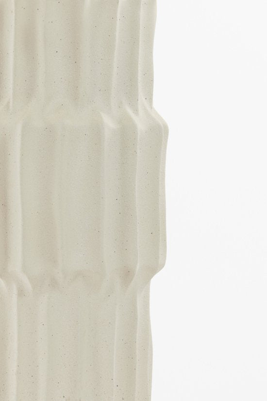 Light & Living Vase Longa en céramique, 36cm - Crème