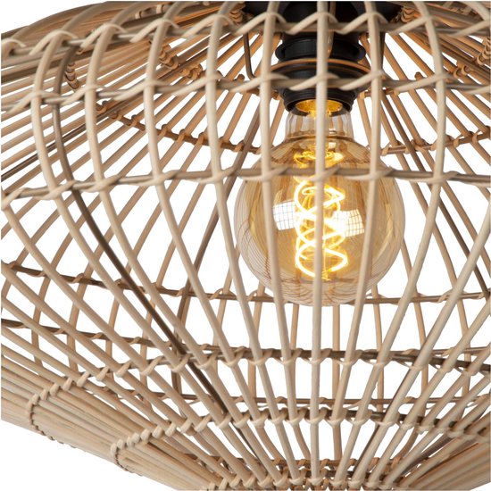 Lucide MAGALI - Plafonnier - Ø 56 cm - 1xE27 - Naturel