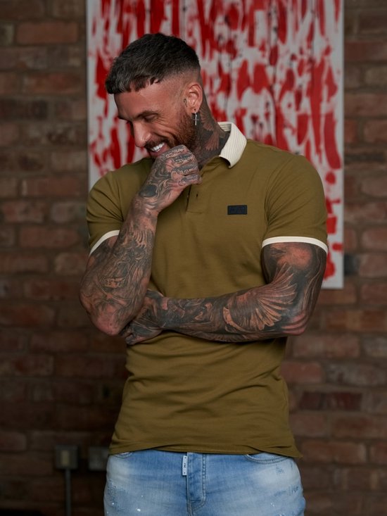 AB Lifestyle - Polo Regular | Ghotic Olive - Hommes - Taille : XXL