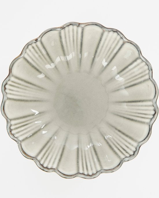 Mica Decorations Bol Corfu - H9 x Ø17 cm - Céramique - Gris