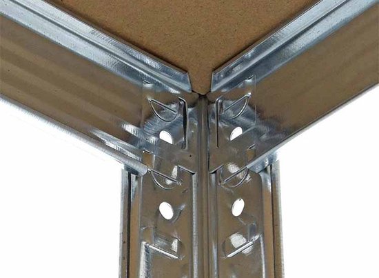 2x Profeco Heavy Duty storage rack 180x90 cm - étagère en acier inoxydable - 10 étagères - Capacité 175 kg par étagère - Armoire de rangement garage & remise