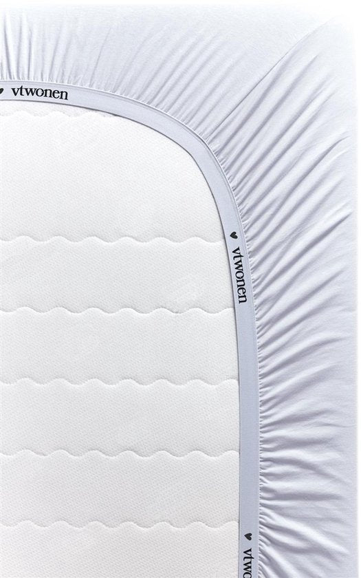 Vtwonen Cotton - Drap-housse - 90x200 - Blanc