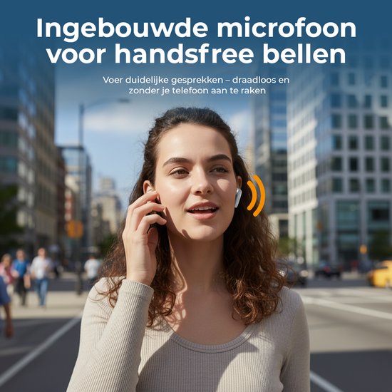 Ecouteurs Denver - Ecouteurs légers - 6 heures d'écoute - Bluetooth 5.3 - TWE48 - Gris