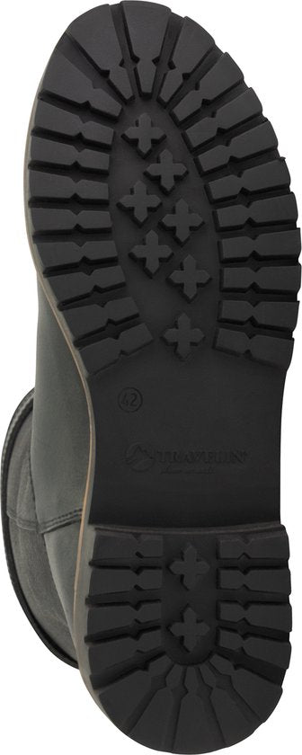 Travelin' Finnmark - Bottes imperméables pour hommes - Doublées de laine - Noir