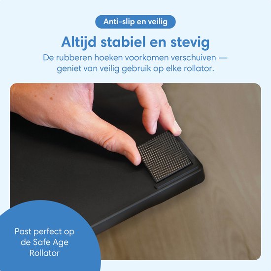 Safe Life® Plateau universel pour déambulateur - Antidérapant - PVC