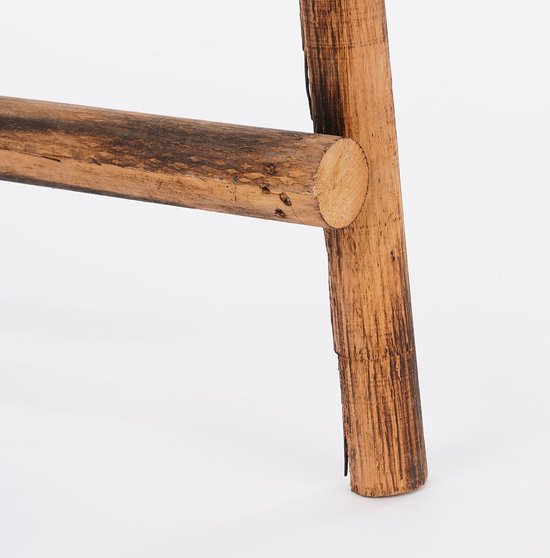 House of Seasons Ladder Rack - L29 x L49 x H119 cm - Bois de peuplier - Marron