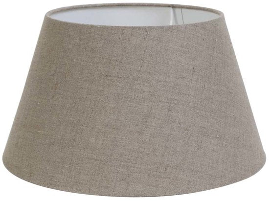 Light & Living - Abat-jour LINGE FONCE - 25x18x14cm - Gris