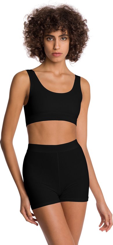 Wolford - BIKE SHORT - Beauty Cotton - Noir