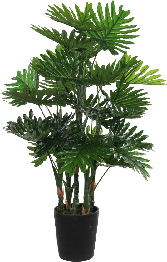 Mica Decorations Plante Artificielle Philodendron - H120 x Ø80 cm - Vert