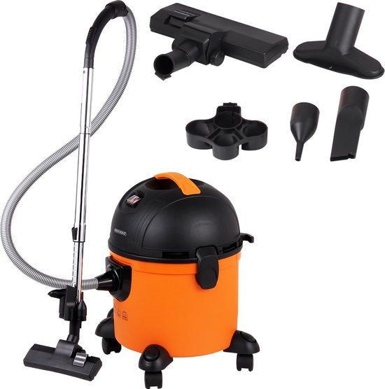 Monzana Aspirateur eau et poussière - 1200W 15L Container - Noir/Orange