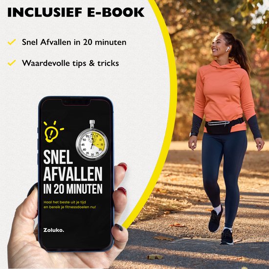Zoluko Pédomètre - Batterie, clip de transport, cordon de transport et livre électronique inclus - Technologie 3D - Grand écran - Podomètre de poche pour pantalon - Podomètre - Traceur d'activité - Traceurs d'activité - Clip de podomètre - Podomètre - Noi
