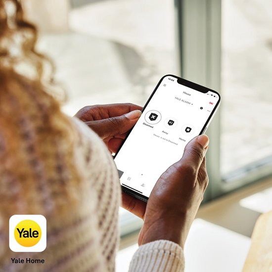 Yale - Clavier - Avec bouton de panique - Clavier éclairé - Portée de 1 km