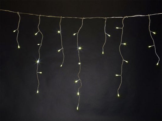 Rideau lumineux à LED Vellight blanc chaud, 2 m, 150 LED, résistant aux intempéries, économe en énergie et envoûtant