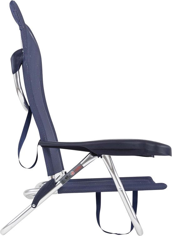Crespo - Chaise de plage - AL/221 - Bleu foncé