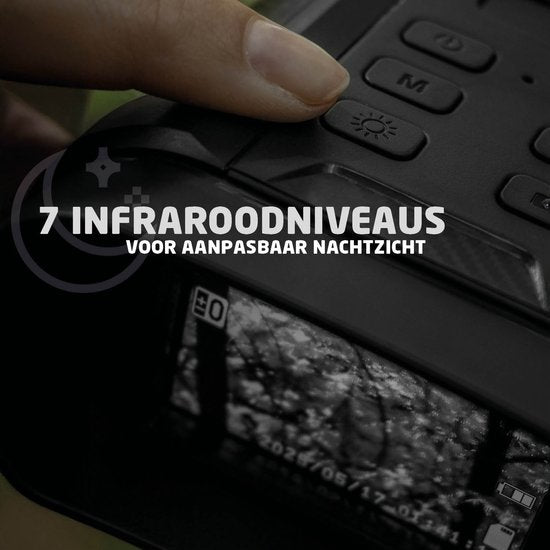 BREND BR-2242 Jumelles numériques - Vision nocturne 300 mètres - 4K - 40 mégapixels - écran IPS - zoom 10x - lampe de poche - carte SD incluse