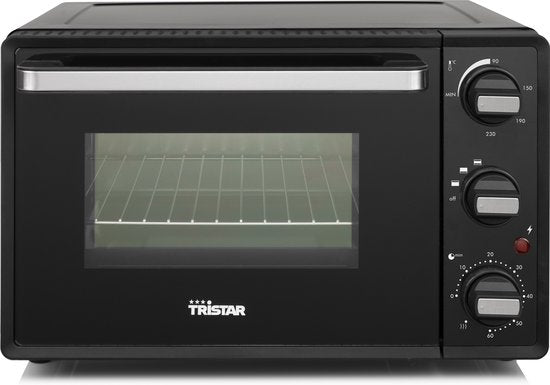 Tristar Four compact autoportant OV-3620 - Four 19 litres - 1300 watts - Chauffage par le haut et par le bas - Noir