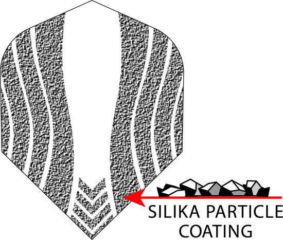 Harrows Silika Lumen NO2 Red Strong Crystalline Coated - Fléchettes