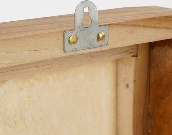 Collection In The Mood Décoration murale - L59 x B45 cm - Coton/bois FSC - Marron foncé