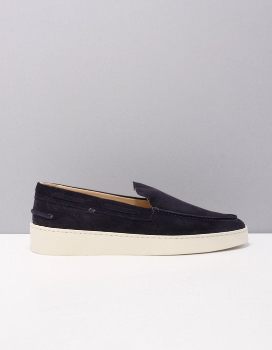 Greve 2301 mocassins hommes bleu 2948 profondo suede 43.5 (9+)