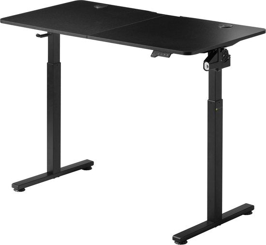 Bureau réglable électriquement - 120 x 60 cm - Noir