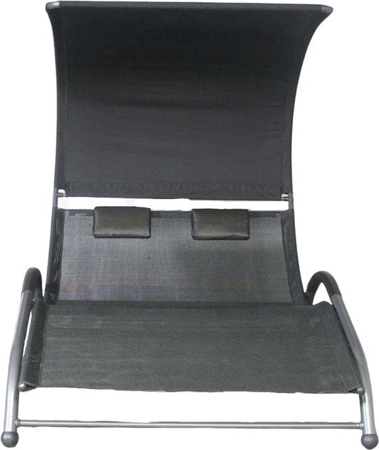 SenS-Line - Cuba chaise longue 2 places - Noir