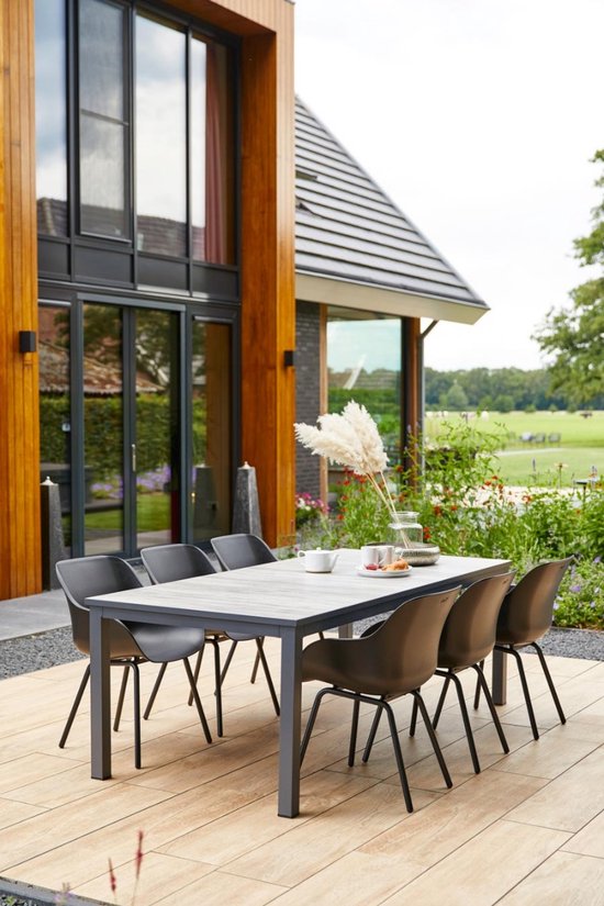 Hartman Sophie elegance garden chair - Black - set of 2 - black rondo base