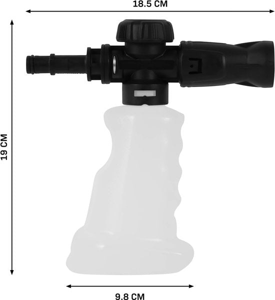 VONROC Buse à mousse - Pistolet à mousse 350ML - Pour les nettoyeurs haute pression VONROC des séries V14, V18, V22, V24 et V25-2