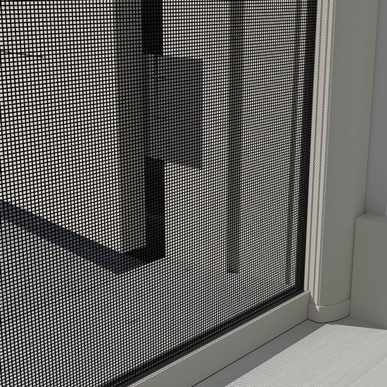 Livn Roller Hordeur Plus 105x205cm blanc - Ouverture et fermeture silencieuses - Equipé d'une fermeture magnétique - Largeur pouvant être raccourcie sans limitation