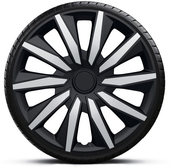 Gorecki Enjoliveurs de roue Decente 14" Noir/Argent
