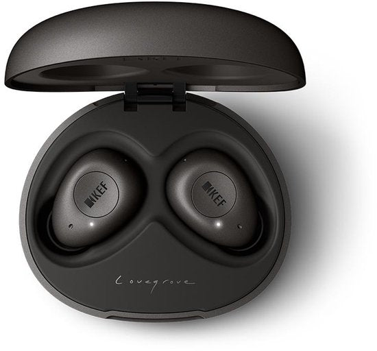 KEF - MU3 - Ecouteurs sans fil à annulation de bruit - Gris anthracite