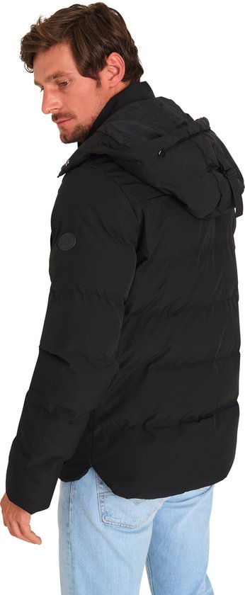 Mario Russo Ranger Jacket - Veste Homme - Veste d'hiver Homme - Déperlante - Coupe-vent - Noir - L