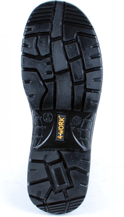 4WORK 4W12 Noir Chaussures de travail hautes S3