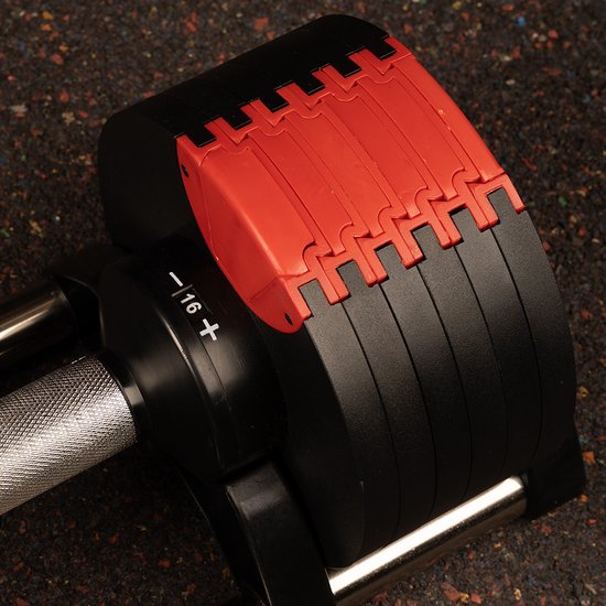 Matchu Sports - Haltères réglables 24 KG - Jeu d'haltères - 1 pièce - 6 haltères en un ! - Jeu d'haltères réglables - Jeu d'haltères - Jeu de poids - Poids