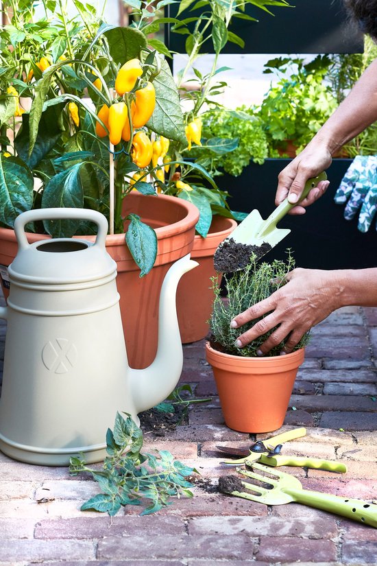 Mica Decorations Outils de jardin - Lot de 3 - Métal - Vert