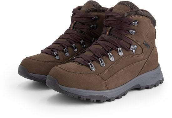 Travelin' Glesborg Men - Chaussures de randonnée mi-hautes - Imperméables - Marron - Taille 44