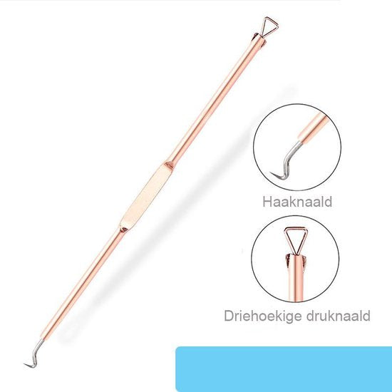 TibaGoods Premium Blackhead Remover I Pore Cleaner with 6 Attachments Remove blackheads | Acne | Comedone Spoons | Skin Care