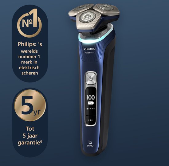 Philips Shaver Limited Edition 9000 Series S9980/54 - Rasoir électrique - avec tondeuse - hommes - Quick Clean Pod