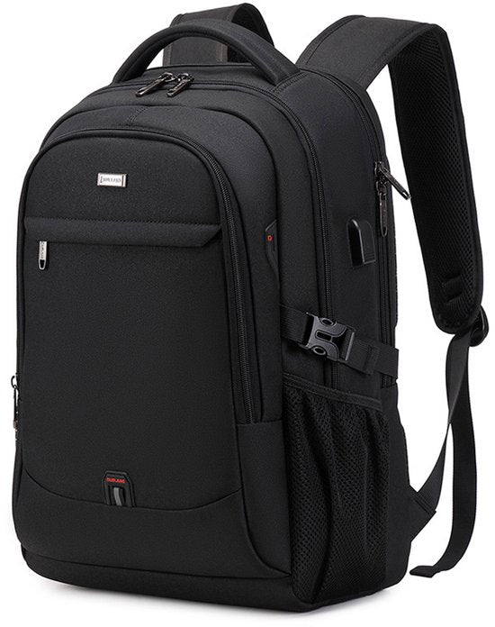 Sac à dos pour ordinateur portable spacieux pour le travail, l'école et les voyages avec port de charge USB