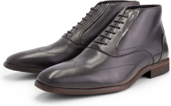 DenBroeck Gold St. Chaussures à lacets semi-top - Homme - Cuir - Marron foncé - Taille 42