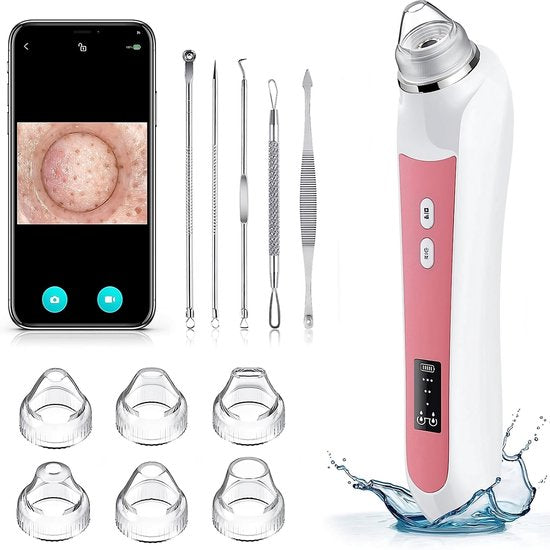 Twenty4seven® Meeeter Remover - Mee Eters Removal - Acne Remover - Comprend 6 accessoires et un ensemble de 5 pièces