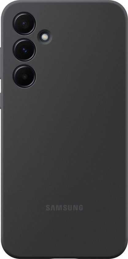 Samsung - Coque en silicone Galaxy A55 5G - Finition mate, design fin et prise en main soyeuse - Pour Samsung Galaxy A55 5G - Silicone noir