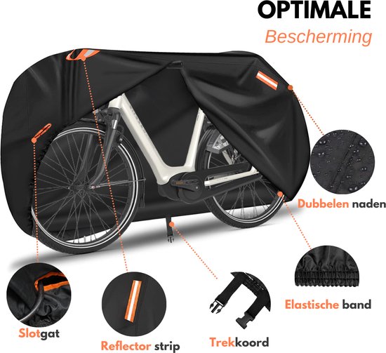 Vertrex Universal Bicycle Cover - Ultra Strong & Waterproof Oxford - Convient pour 1 à 2 vélos - Inclut un sac de rangement