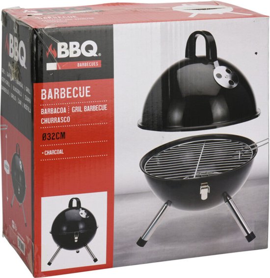 Van der Meulen Ball Grill - 32 cm noir BBQ